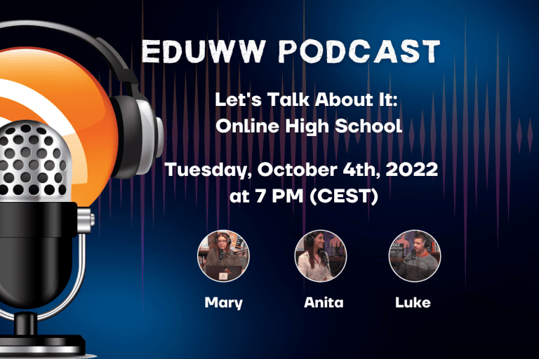 Let's Talk About It: Online High School – Watch Live at 7 PM (CEST