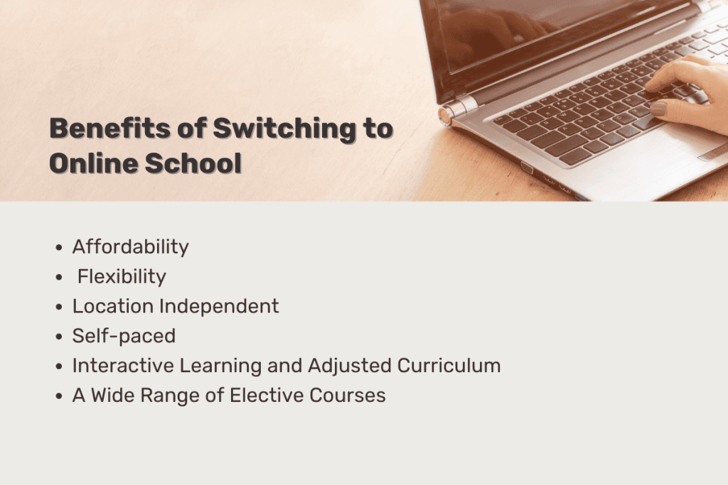 benefits of switching to online school